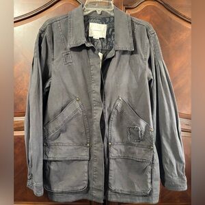Anthropologie NWT- Charcoal Women’s Jacket | Size: L | Color: grey
